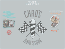 Tablet Screenshot of chadshairstore.com